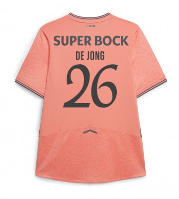 Porto Luuk de Jong #26 Udebanetrøje 2025-26 Kortærmet
